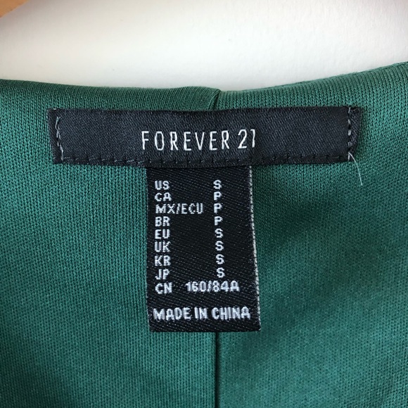 Forever 21 Green wrap dress 💚 - Picture 3 of 6